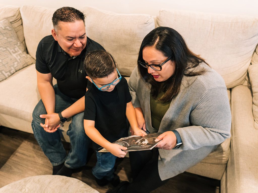 Messy house family photos Buffalo showing authentic family moments in lived-in home