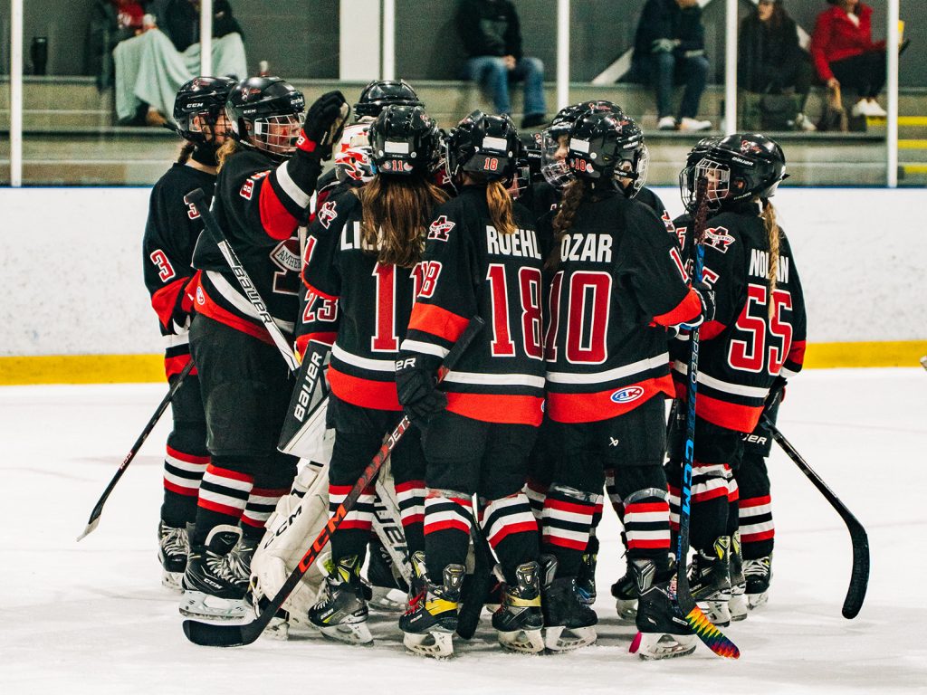 Last-minute family photography session Buffalo showing relaxed authentic preparation for Buffalo photographer for hockey families