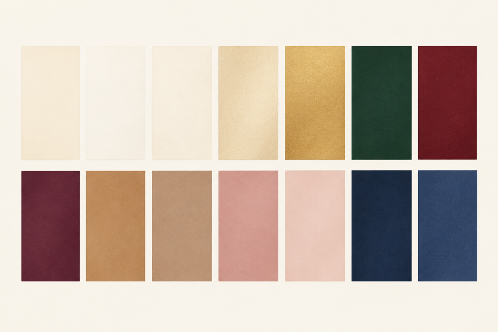 Color guide for 2026 Christmas minis